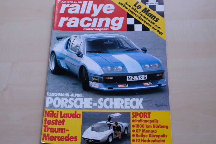 Deckblatt Rallye Racing (07/1979)